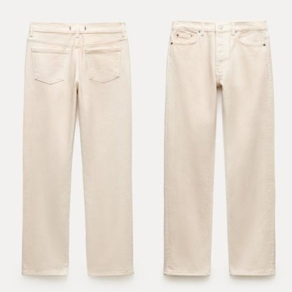 Zara ZW Relaxed Straight Leg Jeans